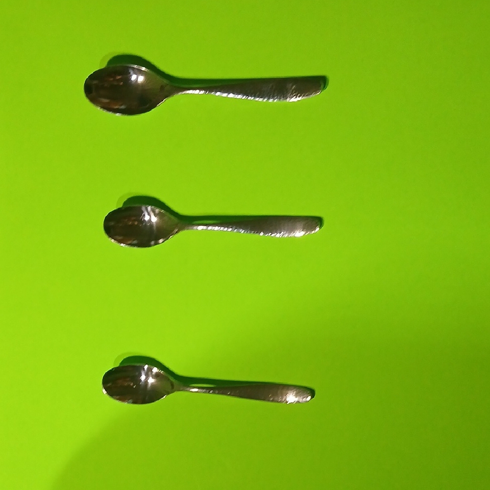Set of Three Reed And Barton Stainless Steel Spoons